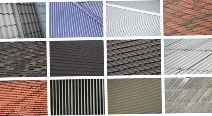 different types of roofs